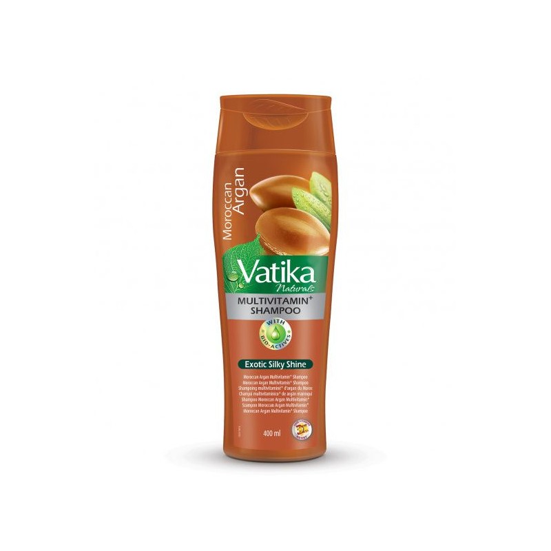 Šampoon Moroccan Argan MultiVit, Dabur Vatika, 400 ml
