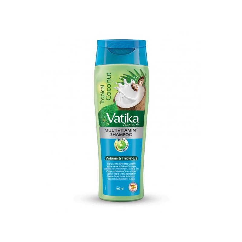 Šampoon juuste volüümi jaoks Kookos MutiVit, Dabur Vatika, 400 ml