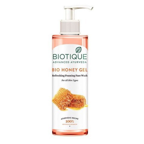Värskendav vahutav näopesugeel Bio Honey Gel, Biotique, 200ml