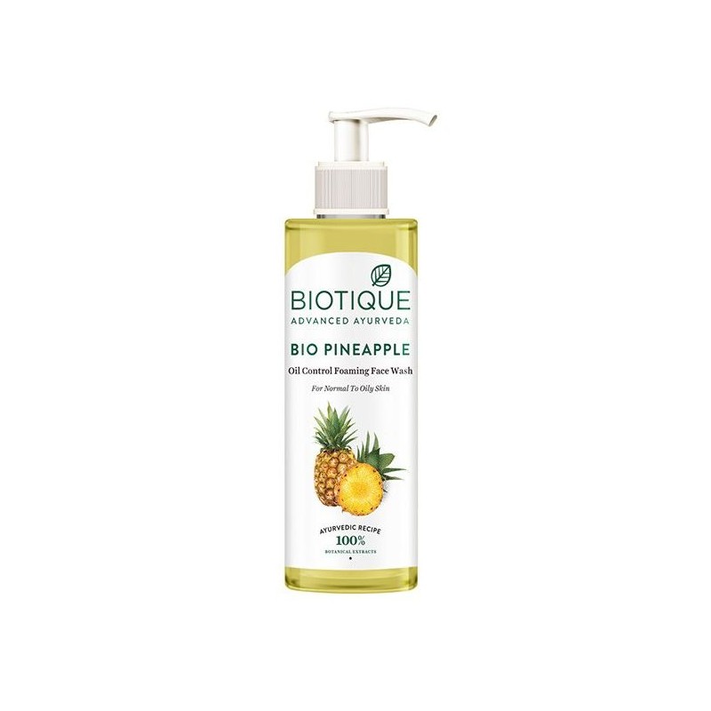 Пенка для умывания Bio Pineapple Oil Control, Biotique, 200мл