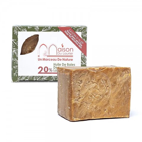 Мыло Aleppo с маслом лавра 20%, Maison du Laurier, 200г