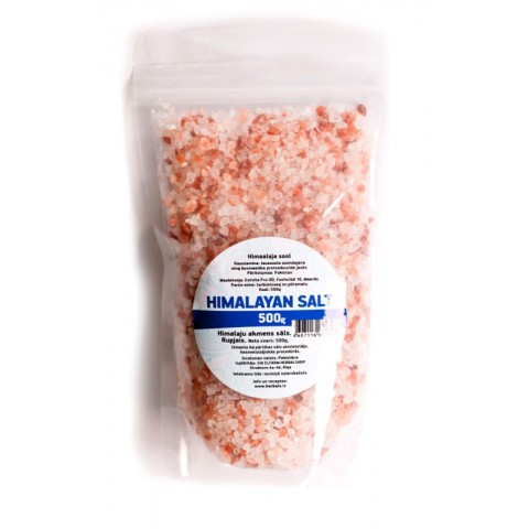 Roosa Himaalaja sool, jäme, Herbals, 500 g