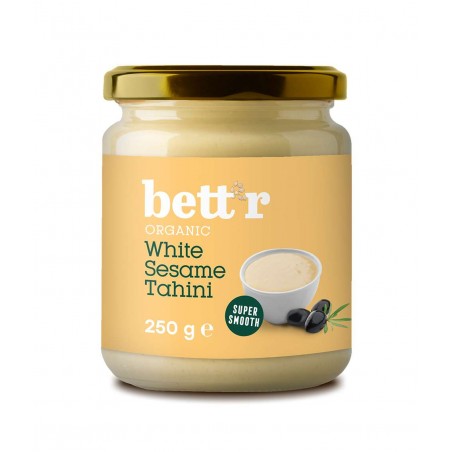 Valge seesamipasta Tahini, orgaaniline, Bett'r, 250g