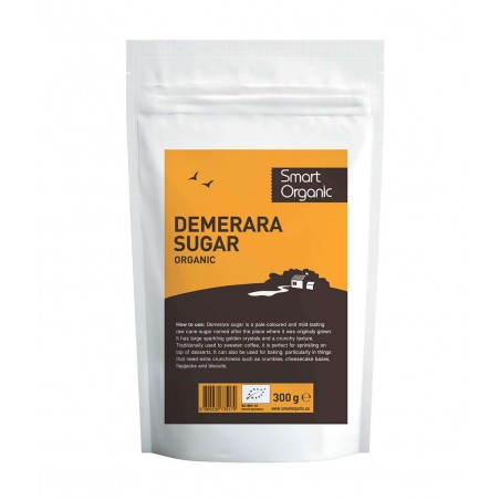 Demerara sugar, organic, Smart Organic, 300g