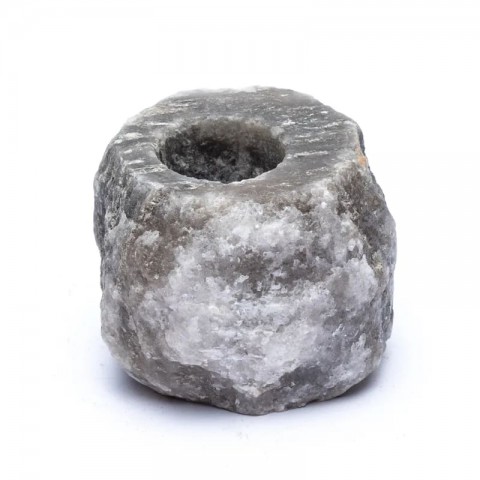 Soolakristall teeküünla hoidja, hall, 600-1200g