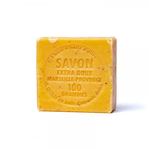 Натуральное мыло Абрикосовый скраб, Savon de Marseille, 100г