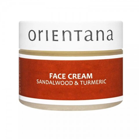 Face cream with Sandalwood and Turmeric, Orientana, 50g