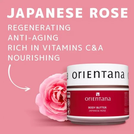 Japanese rose body butter, Orientana, 100g