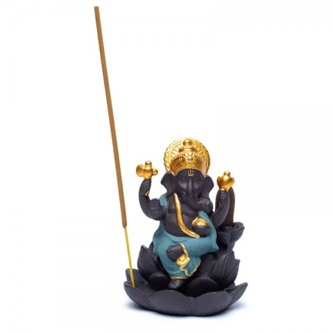 Ganesha Reverse Waterfall Effect Incense Holder