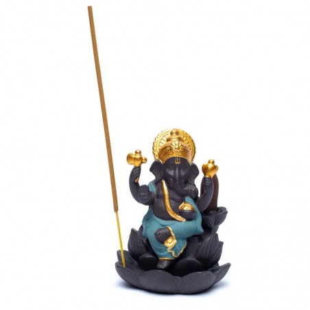 Ganesha Reverse Waterfall Effect Incense Holder