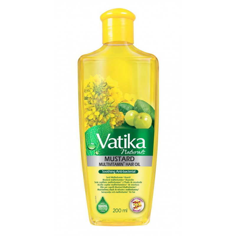 Sinepiõli juustele Multivitamiin, Dabur Vatika, 200 ml