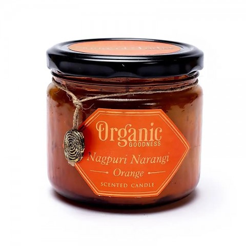 Lõhnastatud sojavahaküünal Apelsin, Organic Goodness, 200g