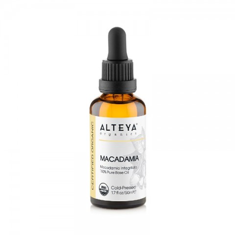 Organic Macadamia Oil, Alteya Organic, 50ml