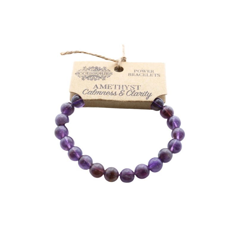 Energy bracelet for peace and clarity Amethyst