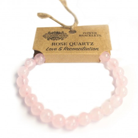 Energy bracelet for love and reconciliation Rose Quartz