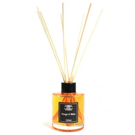 Essential oil reed diffuser for home Orange & Melon, Ancient, 120ml