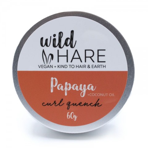 Kõva šampoon lokkis juustele Papaya, Wild Hare, 60g