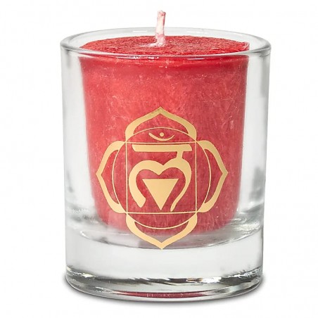 Ароматическая свеча 1-ой чакры в подарочной коробке Муладхара, Йога Йогини