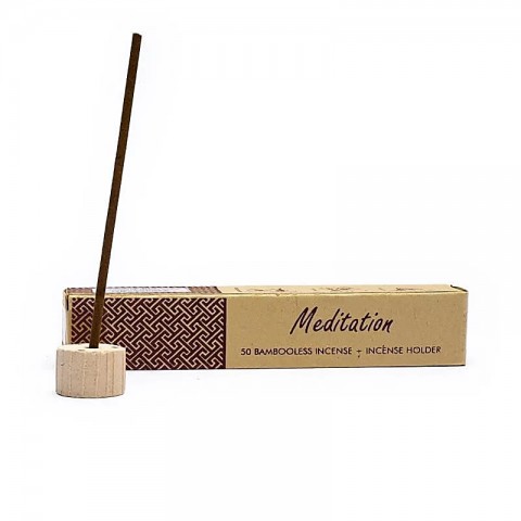 Herbal incense sticks without core with holder Meditation, Song of India, 50 pcs.