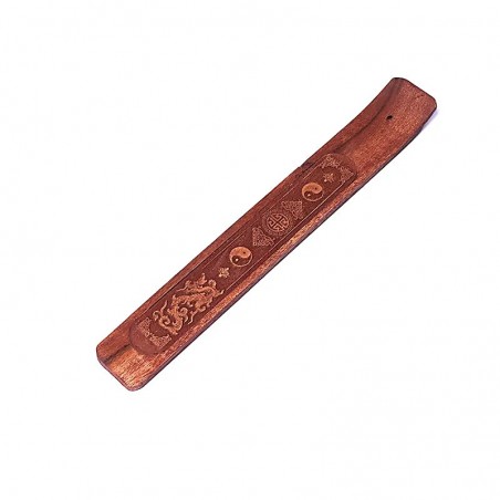 Wooden incense stick holder Dragon