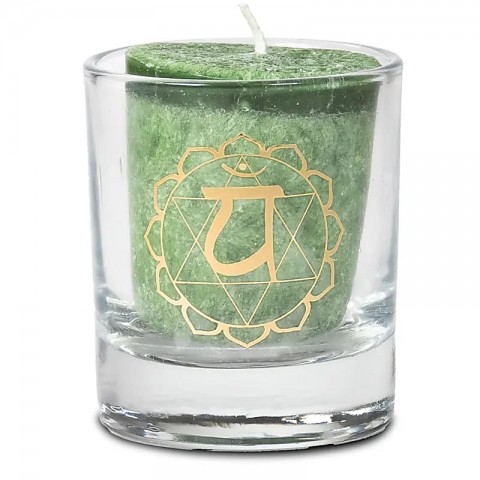 Ароматическая свеча Анахата 4-й чакры в подарочной коробке, Йоги Йогини