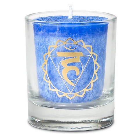 Ароматическая свеча 5-й чакры в подарочной коробке Вишудда, Йоги Йогини