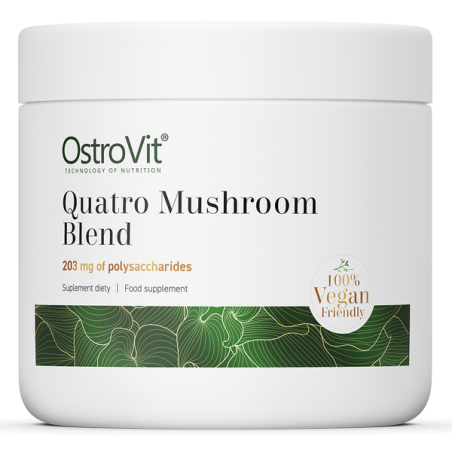 Four mushroom mix, powder, OstroVit, 50g