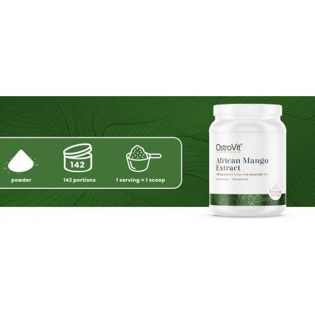 African mango extract, powder, OstroVit, 100g