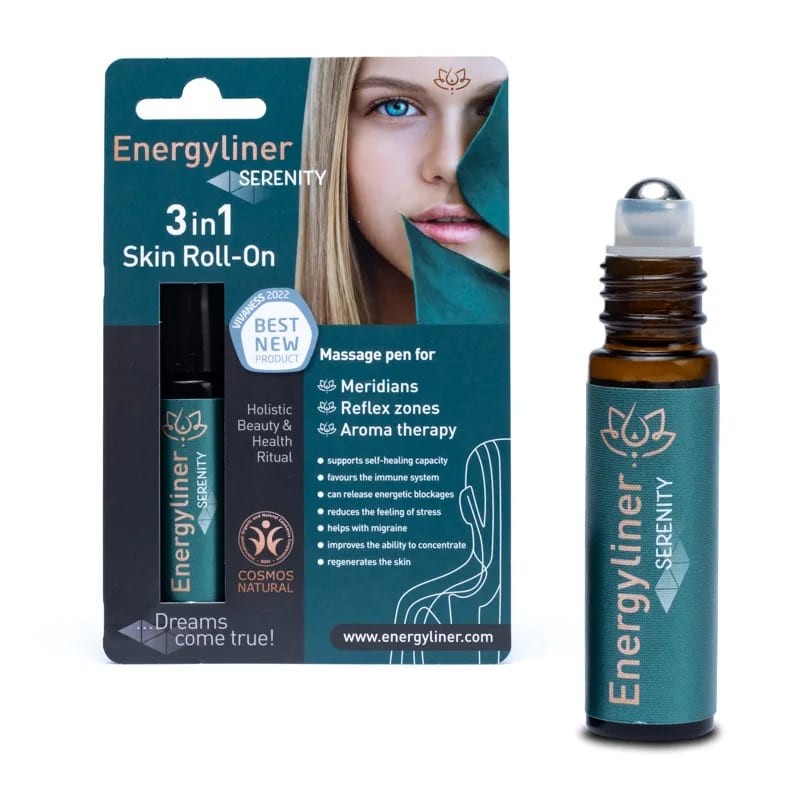 Ayurvedic massage ball skin aromatizer Serenity Skin Roll-On, Energyliner, 10ml