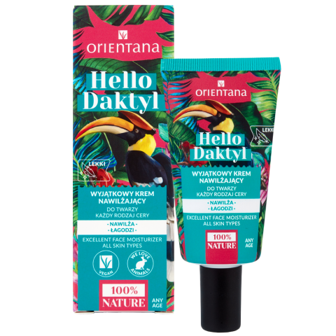 Niisutav näokreem Hello Daktyl, Orientana, 40ml