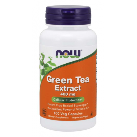 Rohelise tee ekstrakt, NOW, 400 mg, 100 kapslit