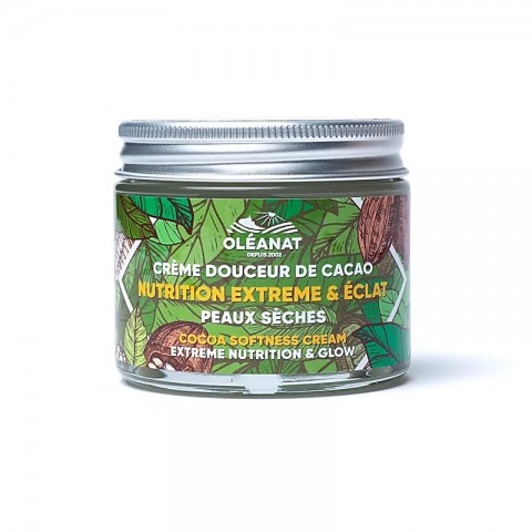 Keha- ja näokreem-balsam Kakao Siledus, orgaaniline, Oleanat, 50ml