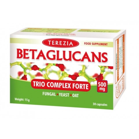 Complex Betaglucan Trio Forte, 500mg, Terezia, 30 kapslit