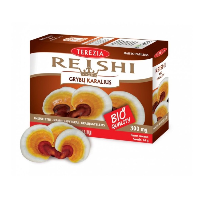 Reishi seen 100% Bio, Terezia, 60 kapslit