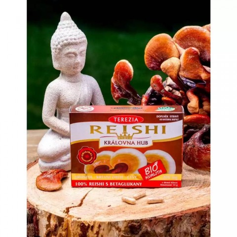 Reishi mushroom 100% Bio, Terezia, 60 capsules