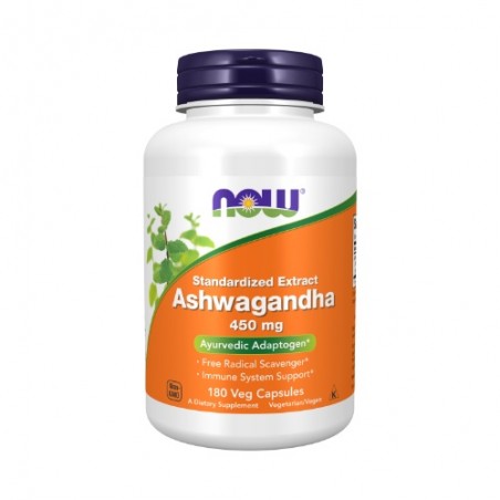 Ashwagandha, NOW, 450mg, 180 capsules