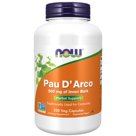 Pau d'Arco, NOW, 500mg, 250 kapslit