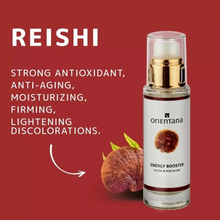 Reishi & Red Algalae Energy Booster päevakreem, Orientana, 30ml