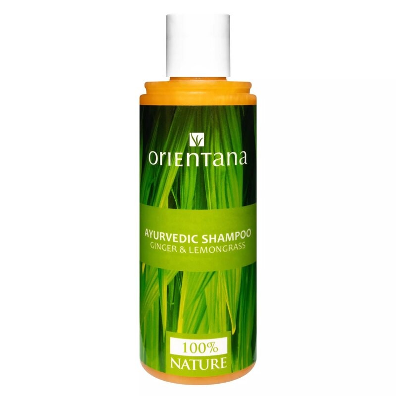 Ayurvedic Hair Shampoo Ginger & Lemongrass, Orientana, 210ml