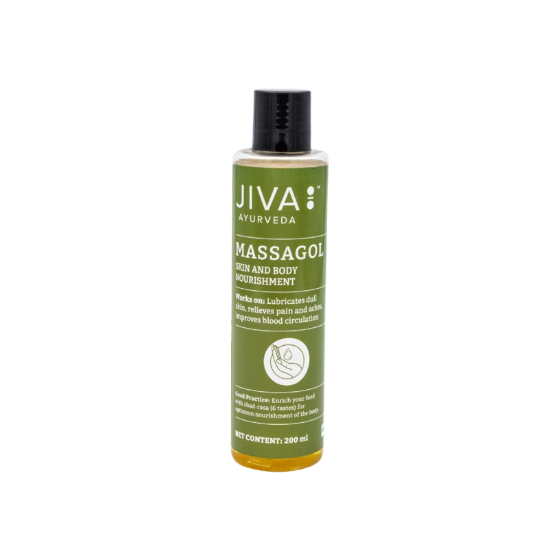 Аюрведическое масло для массажа тела, Jiva Ayurveda, 200мл