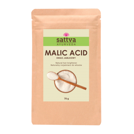 Õunhappe juuksepulber Malic Acid, Sattva Ayurveda, 70g