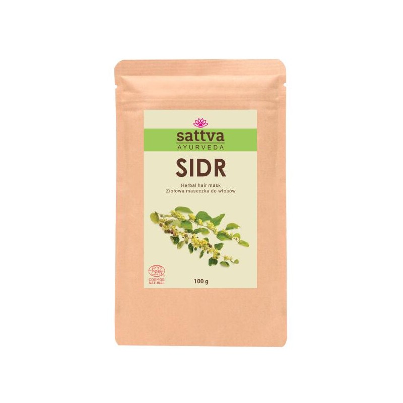 Hair mask powder Sidr, Sattva Ayurveda, 100g