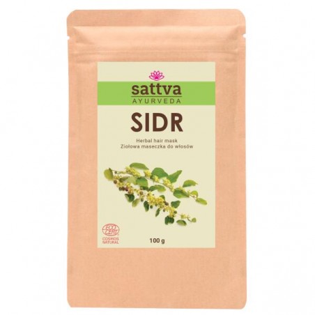 Hair mask powder Sidr, Sattva Ayurveda, 100g