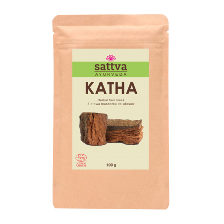 Hair mask powder Katha, Sattva Ayurveda, 100g