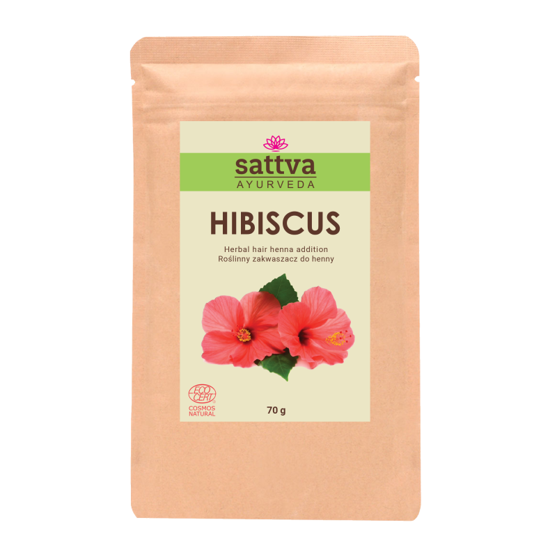 Hibiscus Hair Powder, Sattva Ayurveda, 70g