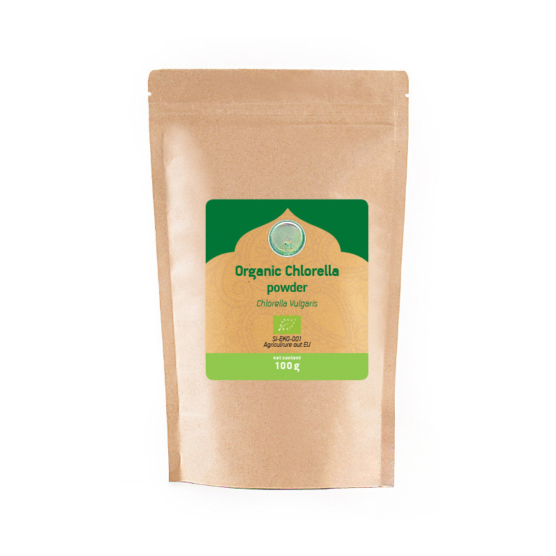 Chlorella powder, organic, 100g