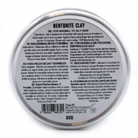 Bentonite clay face mask, Ancient, 50g