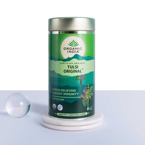 Ayurvedic tea Tulsi Original, loose, Organic India, 100g