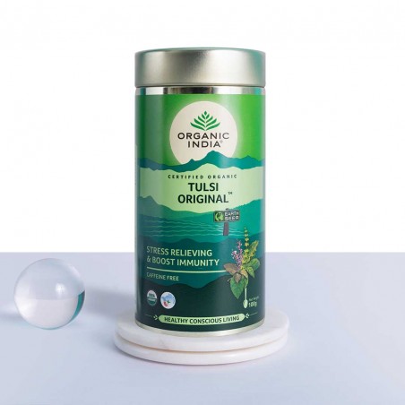 Аюрведический чай Tulsi Original, loose, Organic India, 100 г