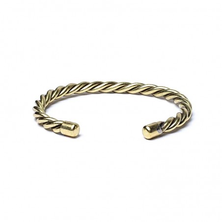 Twisted bracelet gold colour